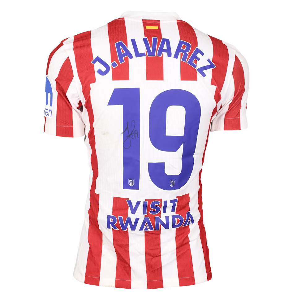 Tricou Atletico madrid Julian Alvarez home player version