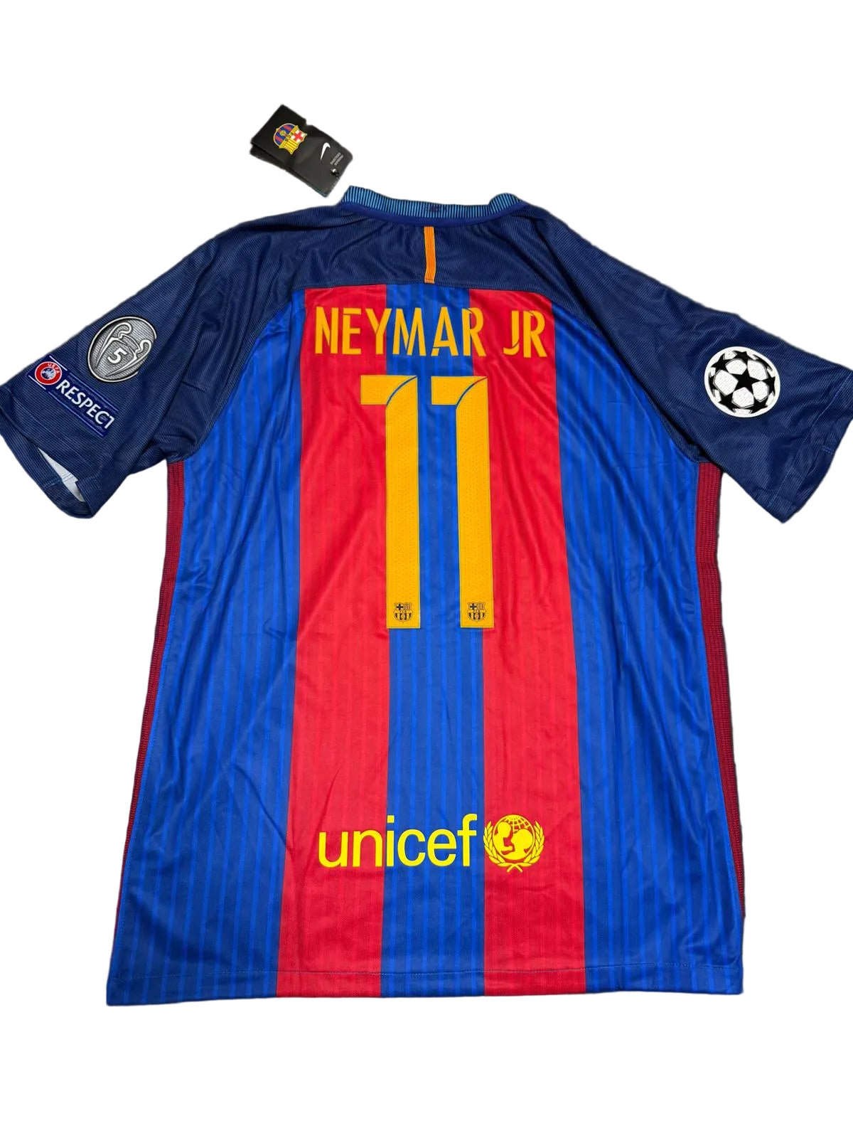Tricou Barcelona Neymar Jr home retro kit