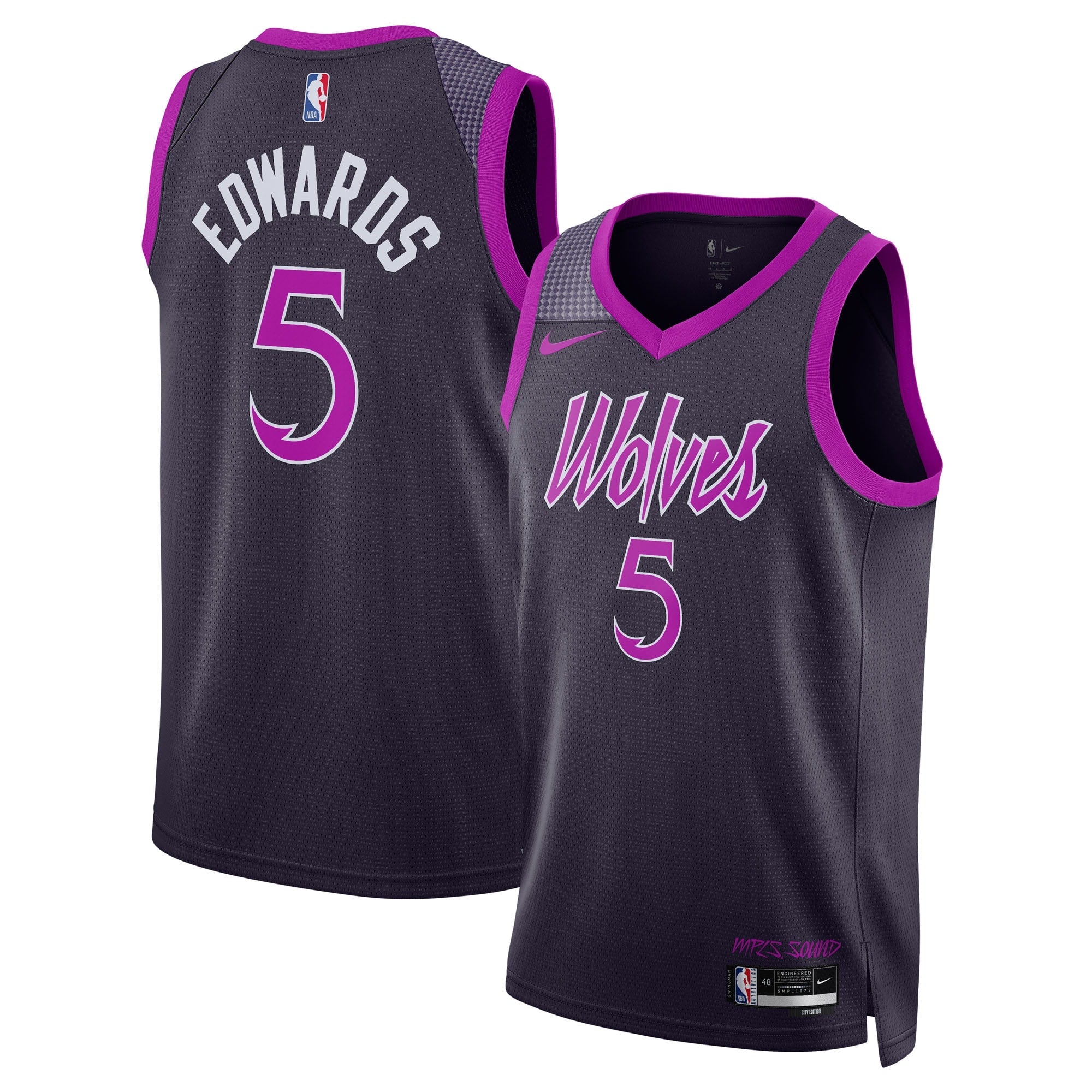 Tricou Timberwolves Anthony Edwards away