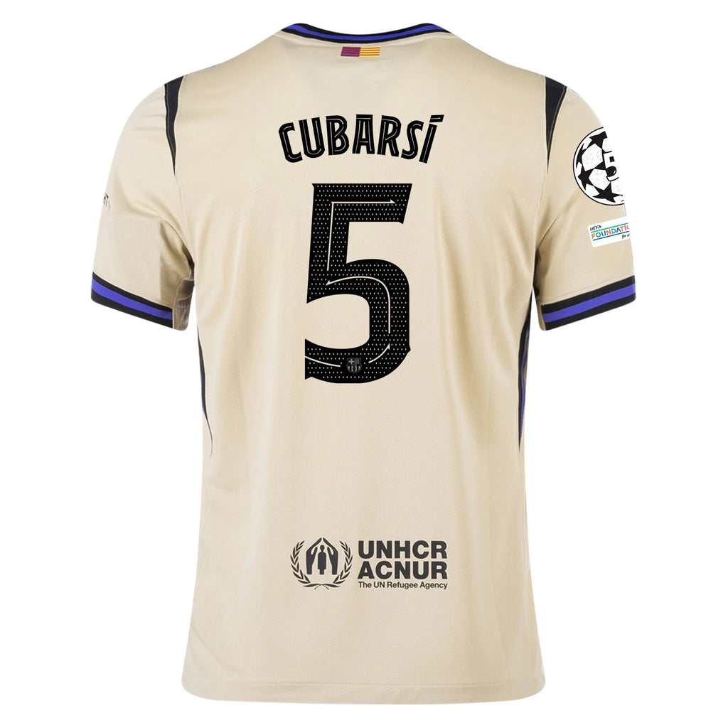Tricou Barcelona Cubarsi away player version
