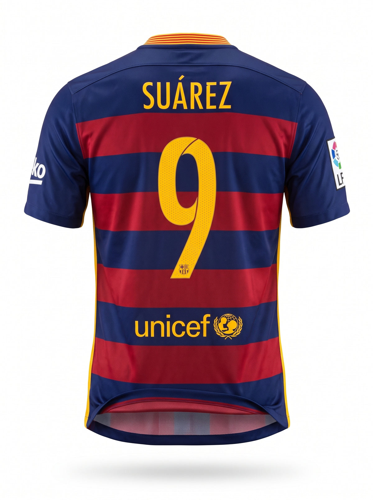 Tricou Barcelona Suarez home retro kit