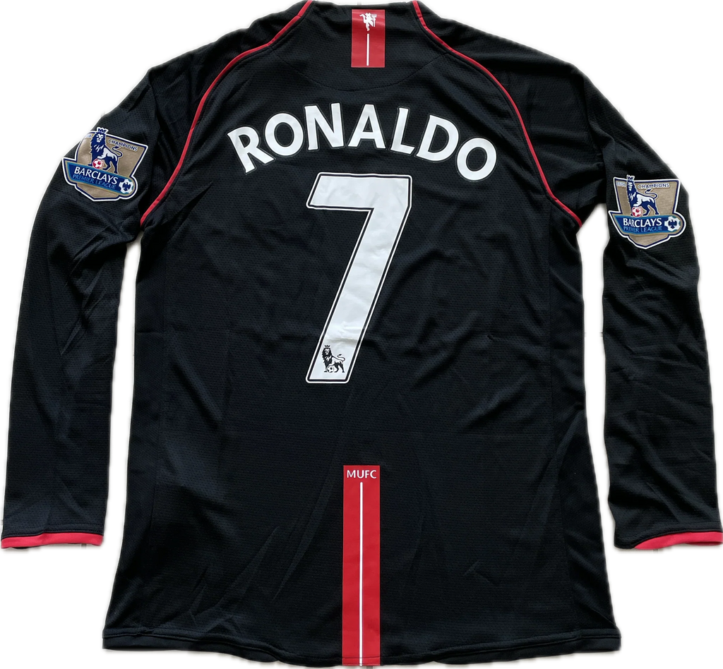 Tricou Manchester United Cristiano Ronaldo vintage away long sleeve