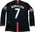 Tricou Manchester United Cristiano Ronaldo vintage away long sleeve