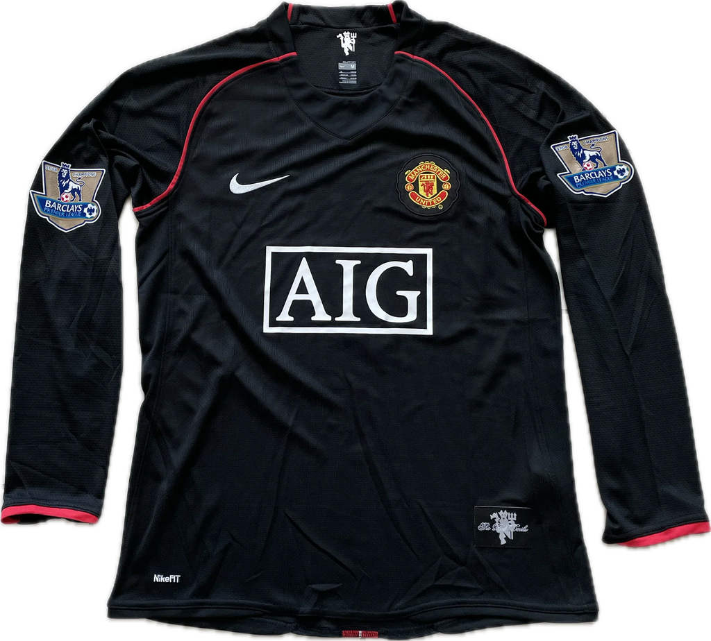 Tricou Manchester United Cristiano Ronaldo vintage away long sleeve