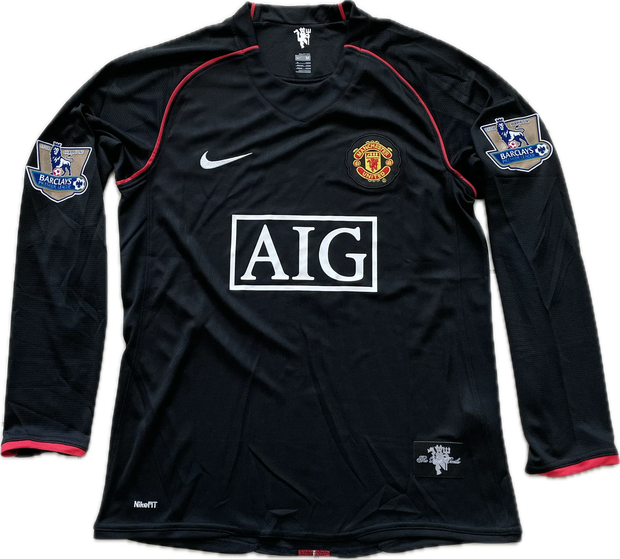 Tricou Manchester United Cristiano Ronaldo vintage away long sleeve