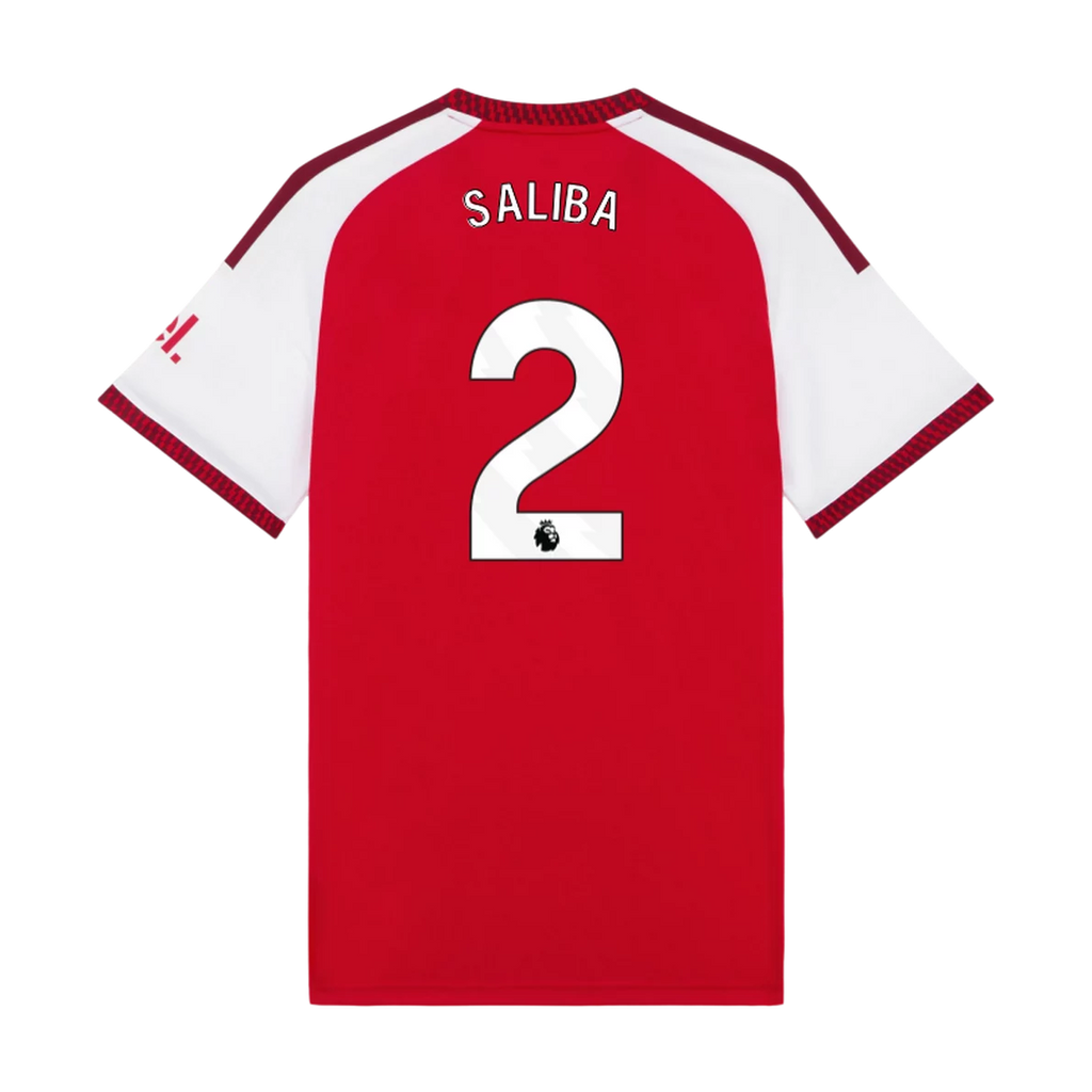 Tricou Arsenal Saliba home player version