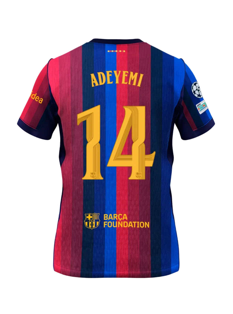 Tricou 2026/27 Barcelona Adeyemi