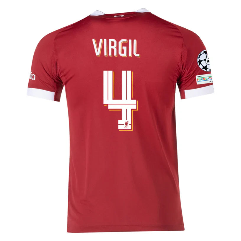 Tricou Liverpool Virgil van Dijk home player version