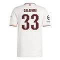 Tricou Arsenal Calafiori away player version