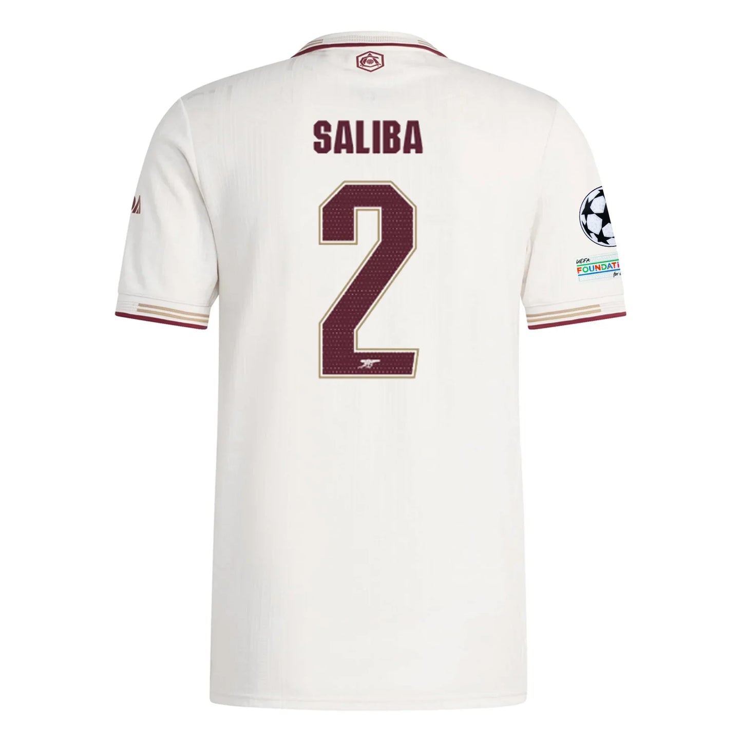 Tricou Arsenal Saliba away player version