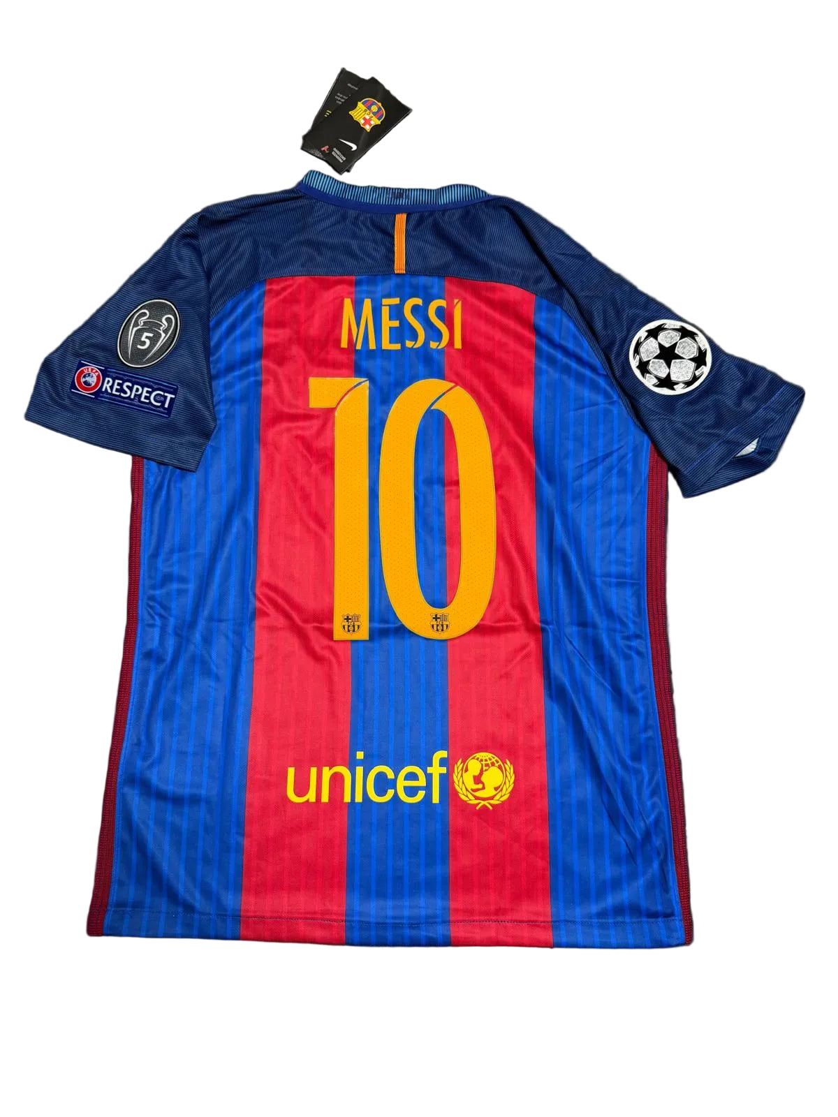 Tricou Barcelona Messi home retro kit
