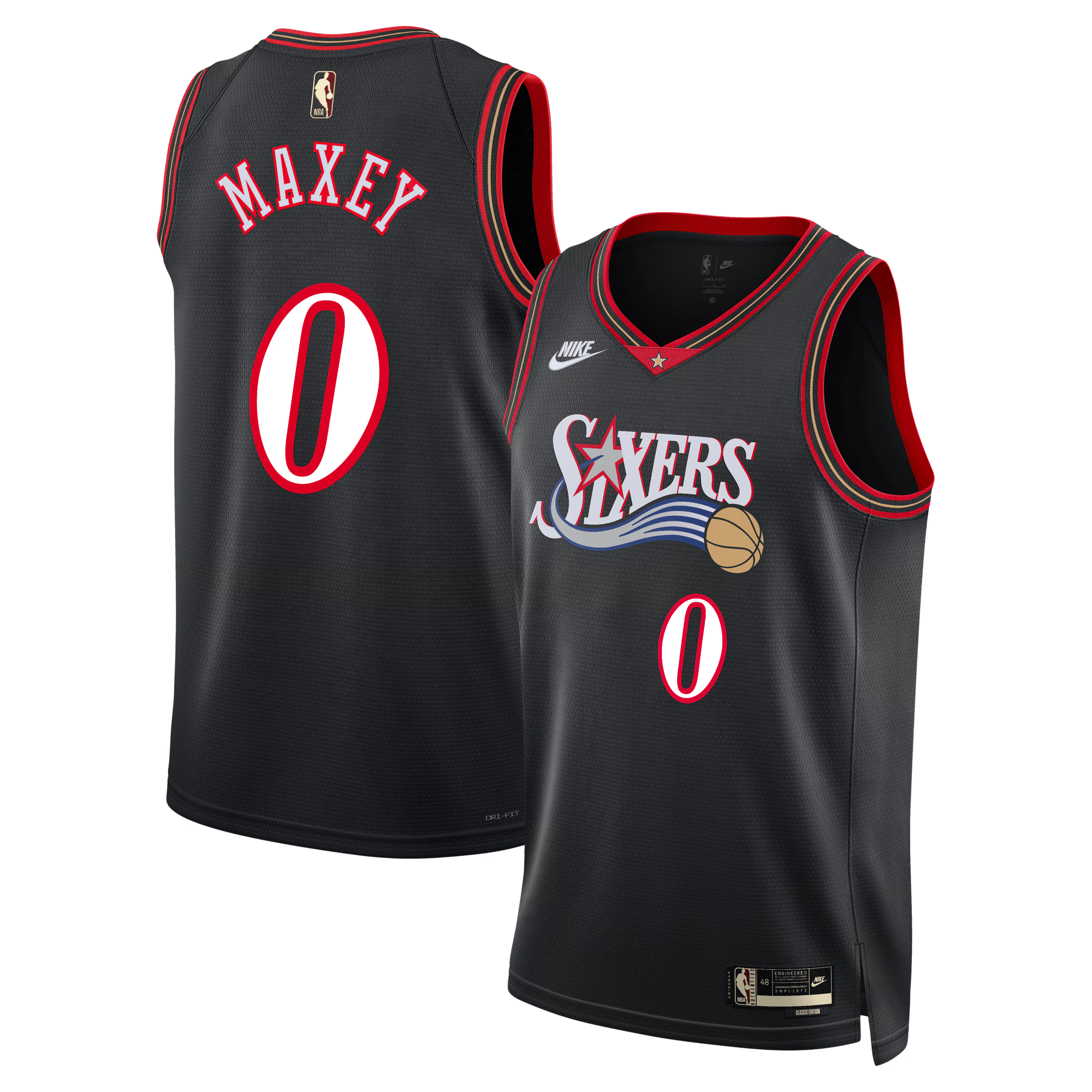 Tricou Sixers Tyrese Maxey