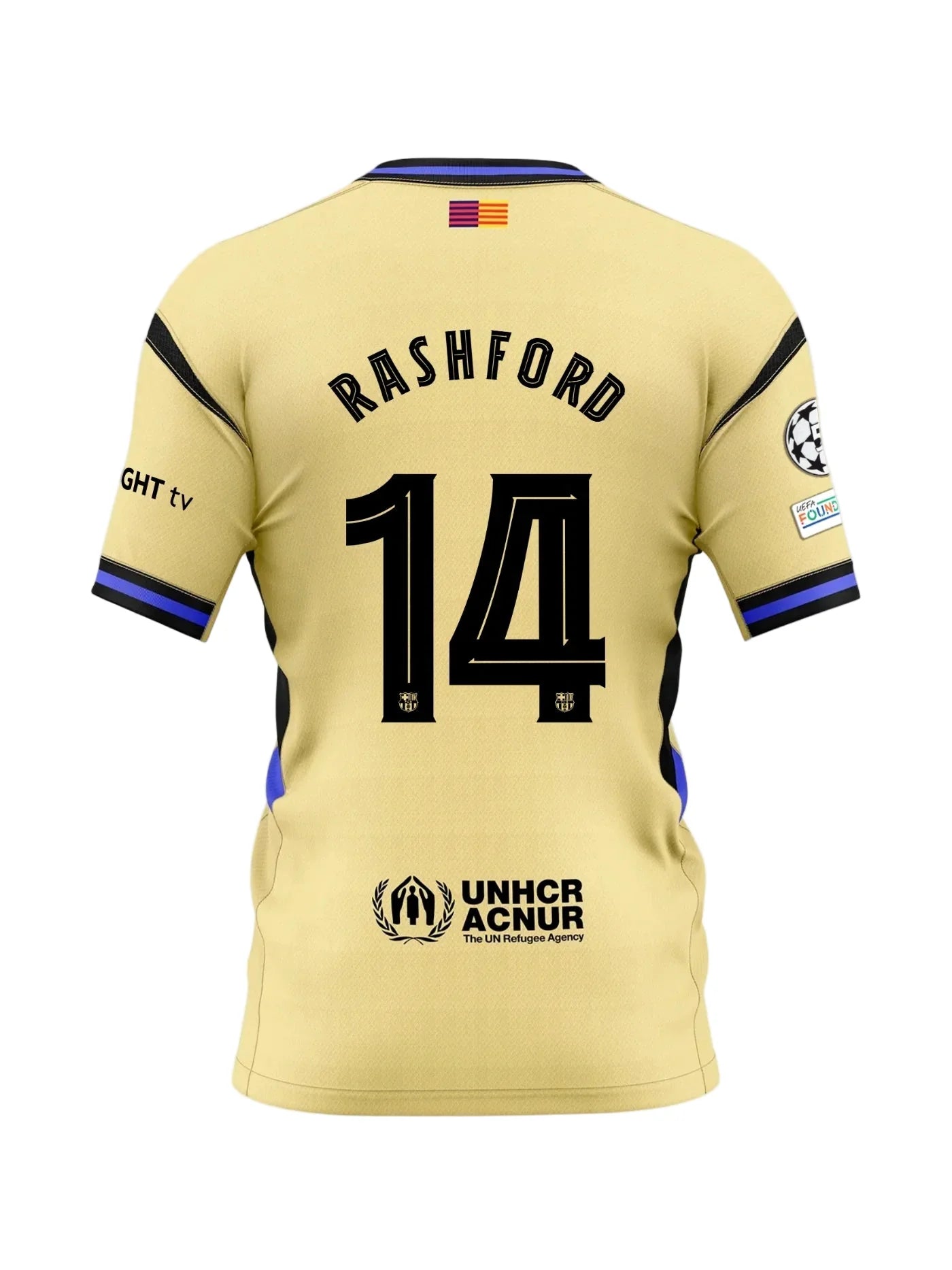 Tricou Barcelona Rashford away player version